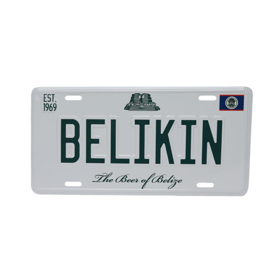Belikin License Plate